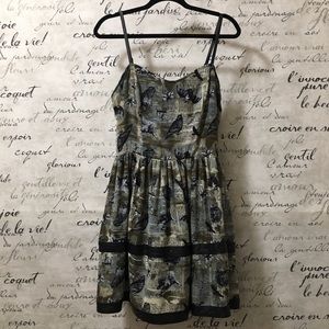 Hot Topic Spin Doctor Raven Dress Large L Flaw